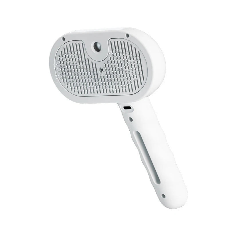Steam Pet Grooming Brush – Soft Round Tooth Spray Comb for Dogs & Cats (Hair Removal & Massage Tool)