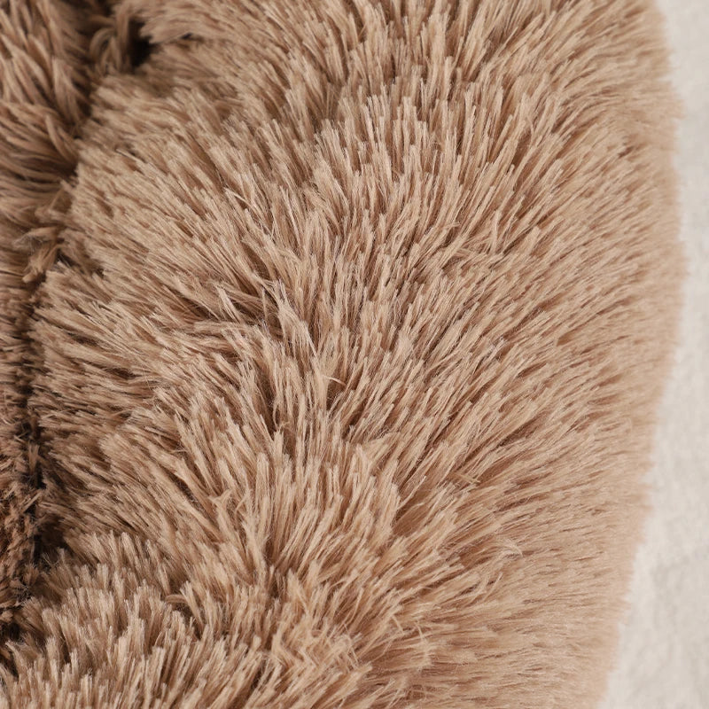 Fluffy Paw Dog Bed Winter Warm Soft Pet Bed for Large Dogs & Cats | Cozy Plush Puppy Sofa Basket Blanket Accessories