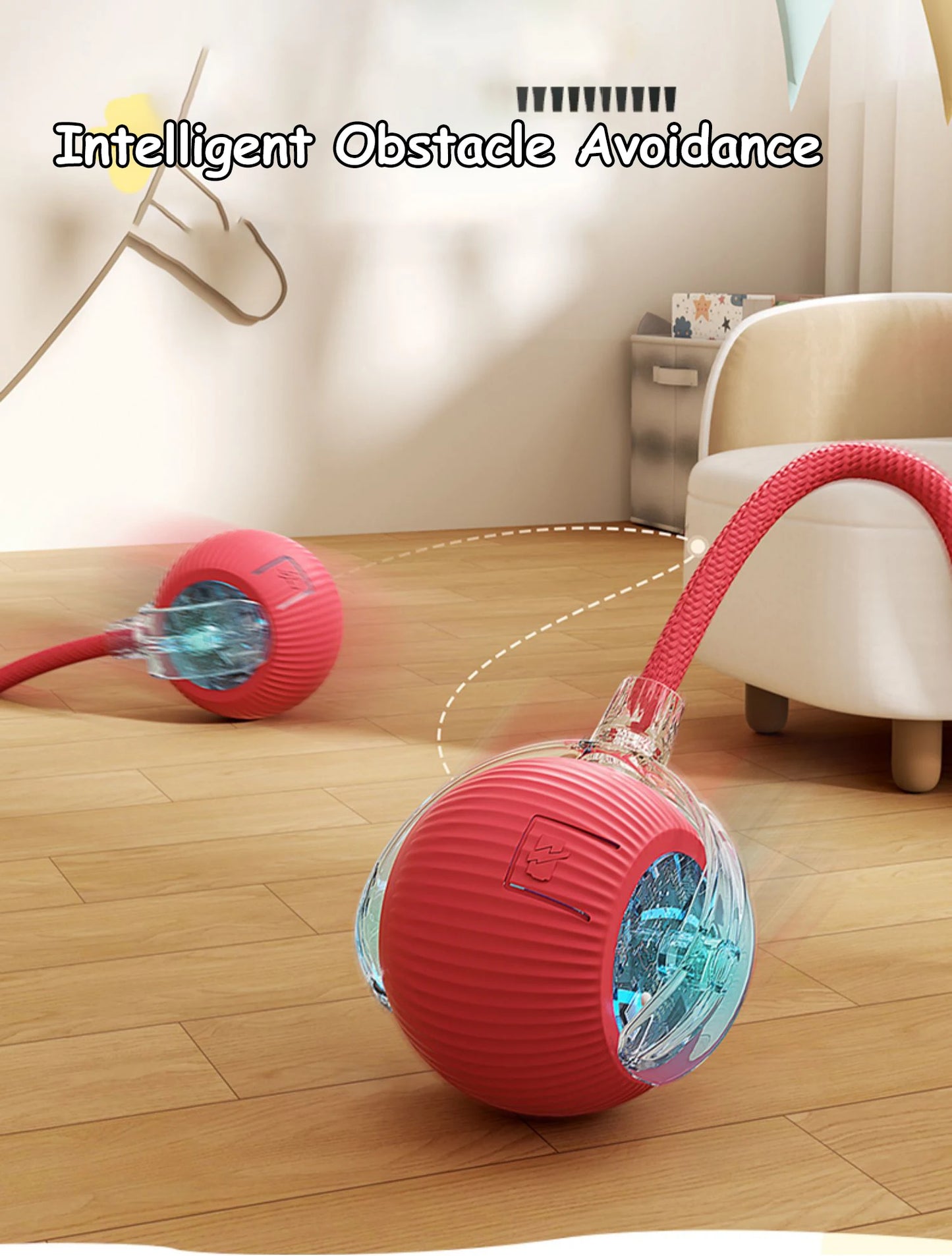 Pet Interactive Rolling Ball Toy – Smart Automatic Cat Toy