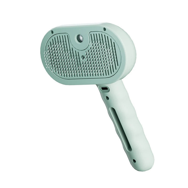 Steam Pet Grooming Brush – Soft Round Tooth Spray Comb for Dogs & Cats (Hair Removal & Massage Tool)